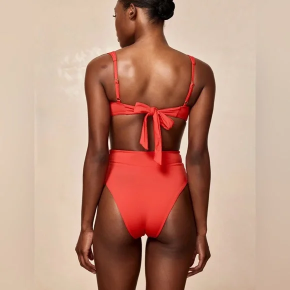 Monday Swimwear COSTA RICA BOTTOM - CHILI PEPPER Size medium - Picture 3 of 7